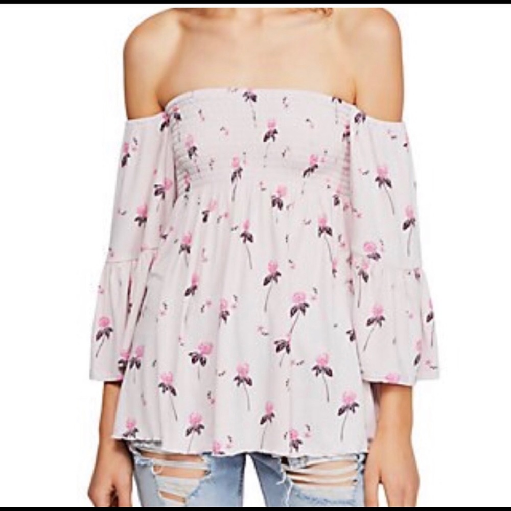Free people off the shoulder top.
